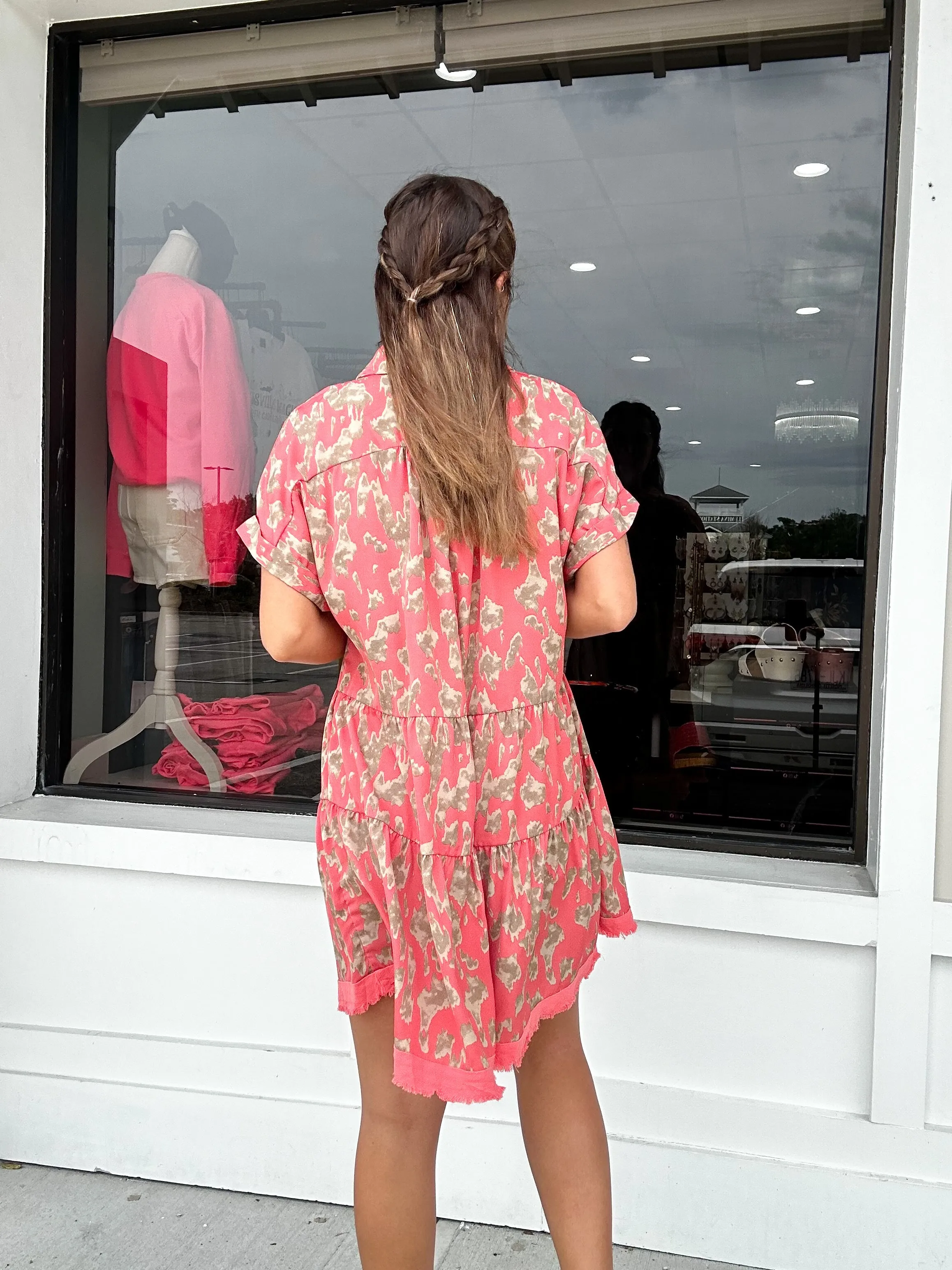 Umgee Animal Print Dress